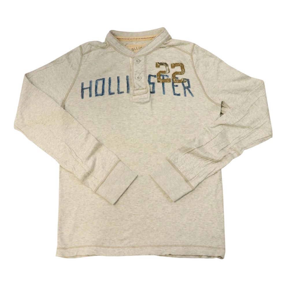 Vintage Hollister Grey Long Sleeve Tee Size M